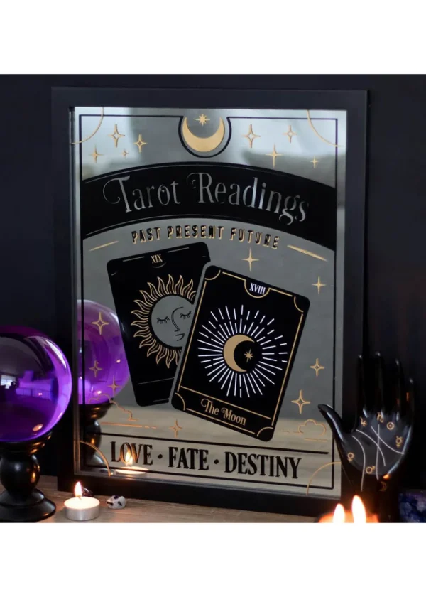 Succubus Tarot Readings Hanging Mirror Black