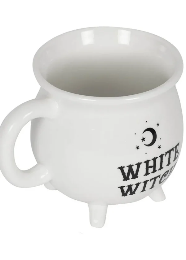 Succubus White Witch Cauldron Mug White