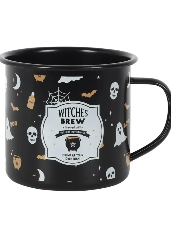 Succubus Witches Brew Enamel Cup Black
