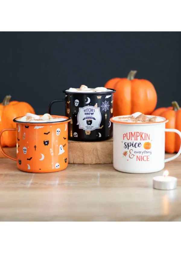 Succubus Witches Brew Enamel Cup Black