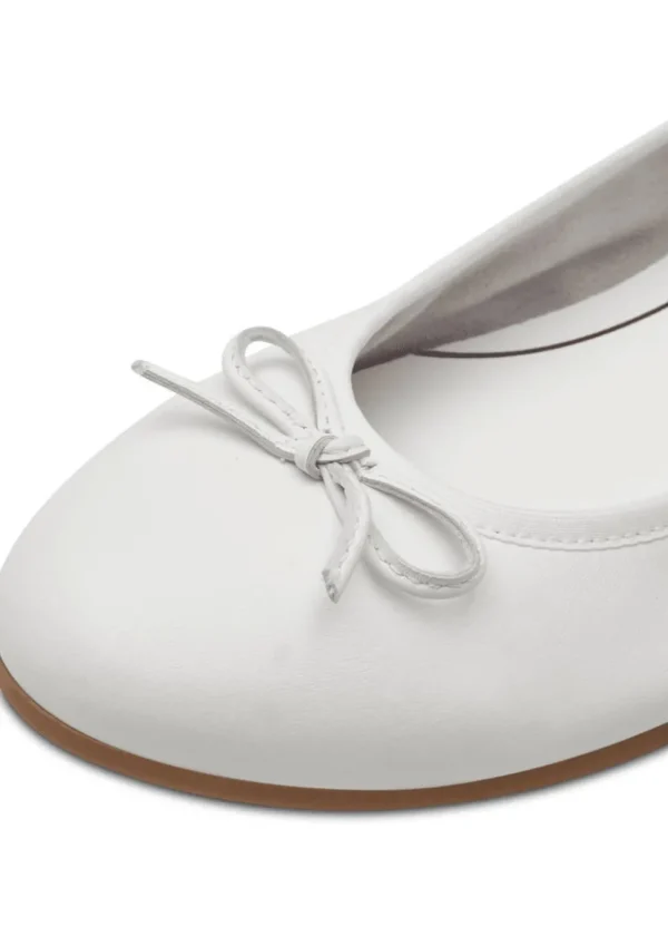 Tamaris Audrey Leather Ballerinas White