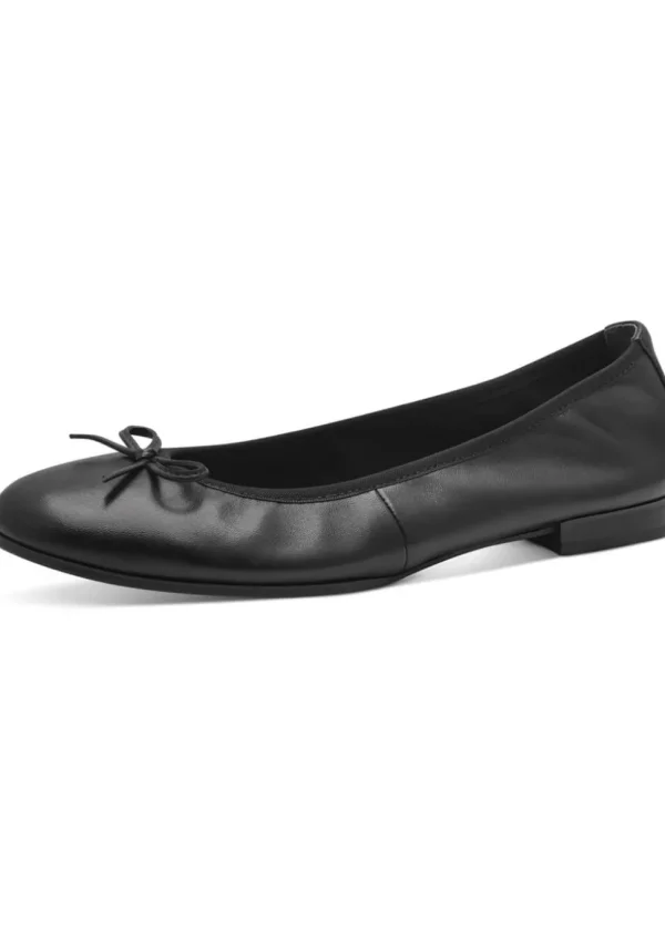 Tamaris Audrey Leren Ballerinas Black