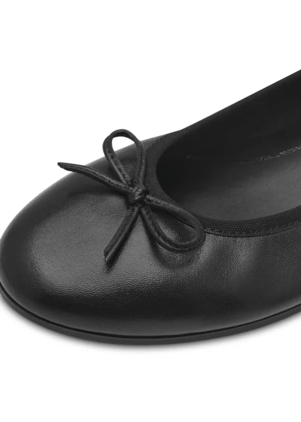Tamaris Audrey Leren Ballerinas Black