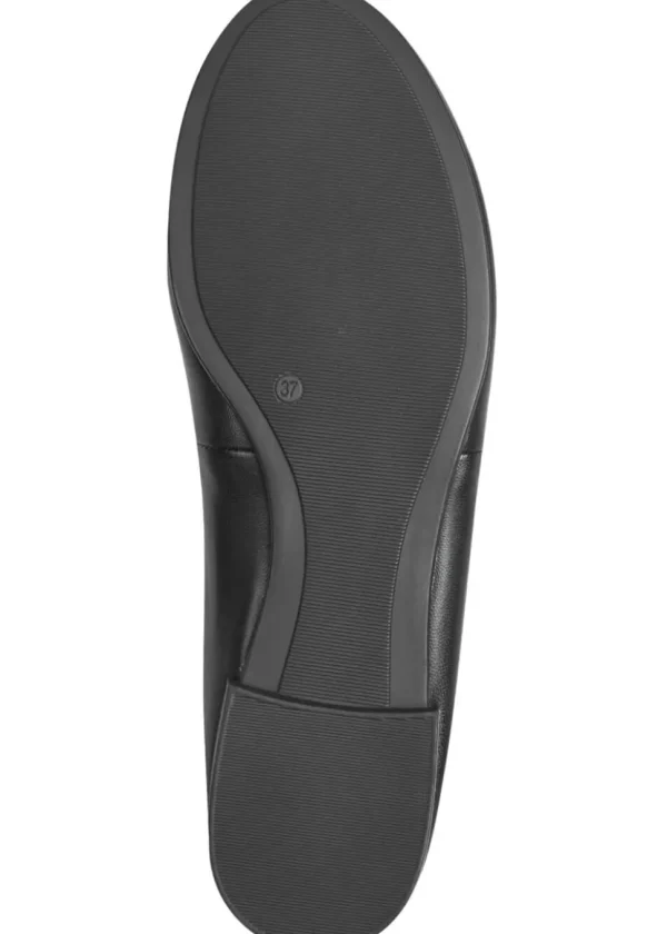Tamaris Audrey Leren Ballerinas Black