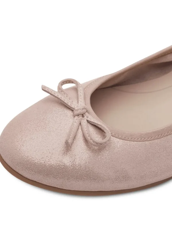 Tamaris Audrey Pearl Leather Ballerinas Pink