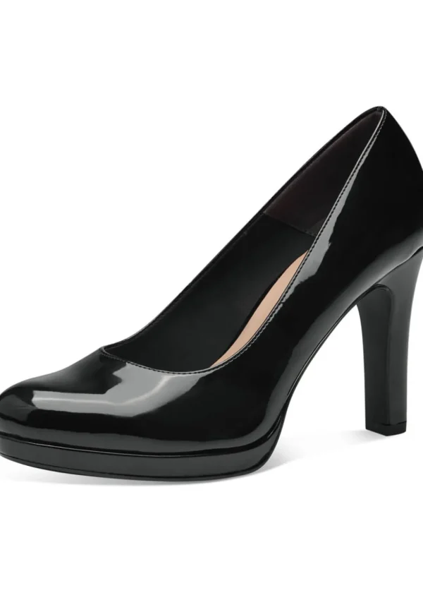 Tamaris Betty Patent 50's Pumps Black