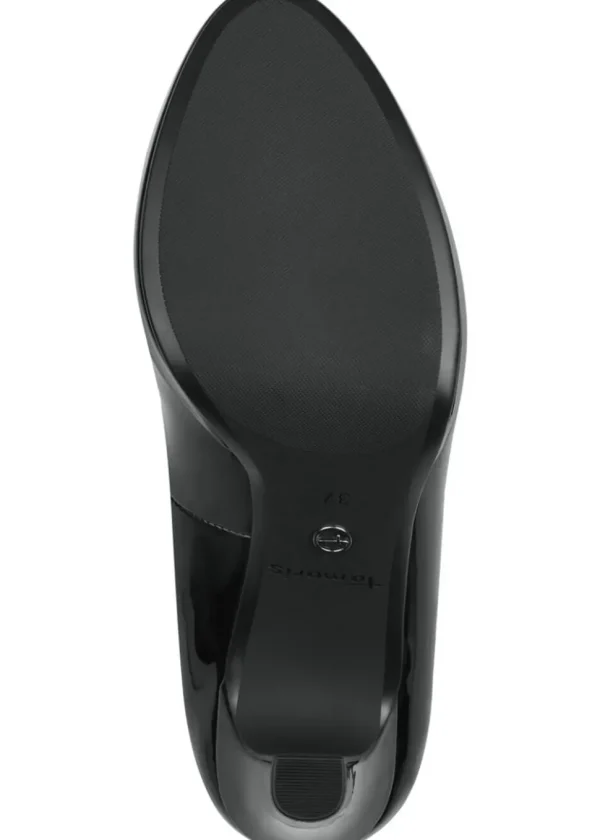 Tamaris Betty Patent 50's Pumps Black