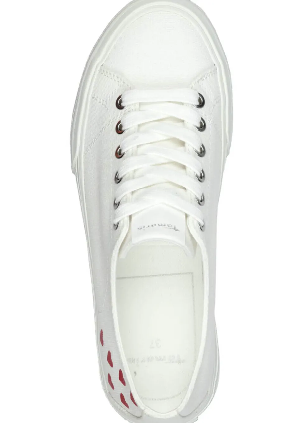 tamaris_billie_hearts_veg_6.webp Tamaris Billie Hearts Vegan Sneakers White