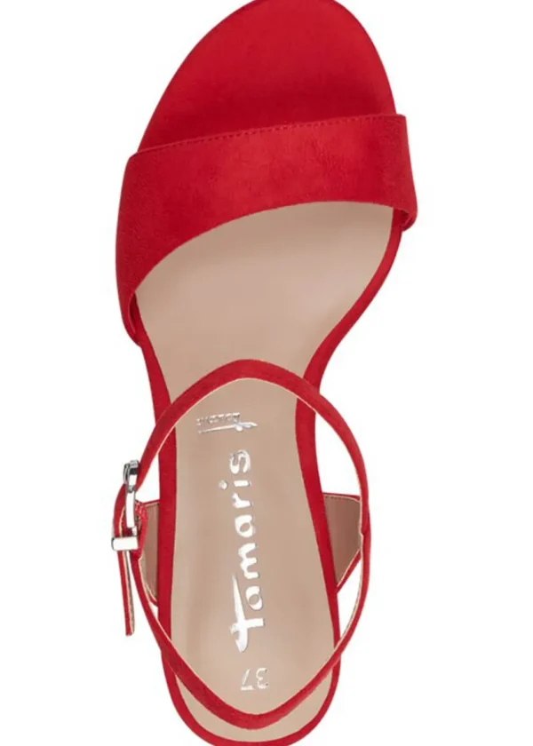 Tamaris Camila 50's Sandals Pumps Red
