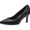 Tamaris Carrie Leather Pumps Black