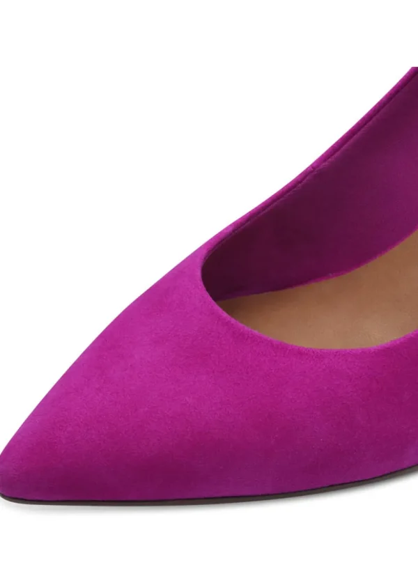 Tamaris Carrie Leather 50's Pumps Dark Pink
