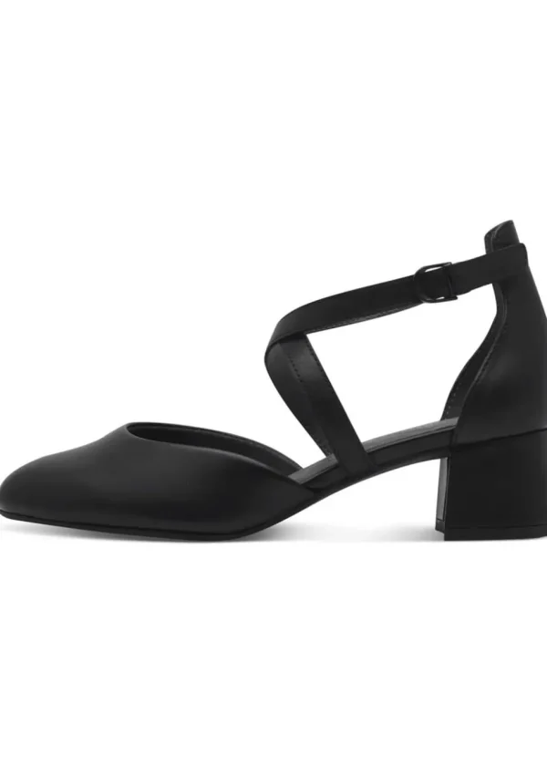 Tamaris Comfort Annabelle Nappa Leather Pumps Black