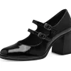 Tamaris Connie Patent 60's Pumps Black