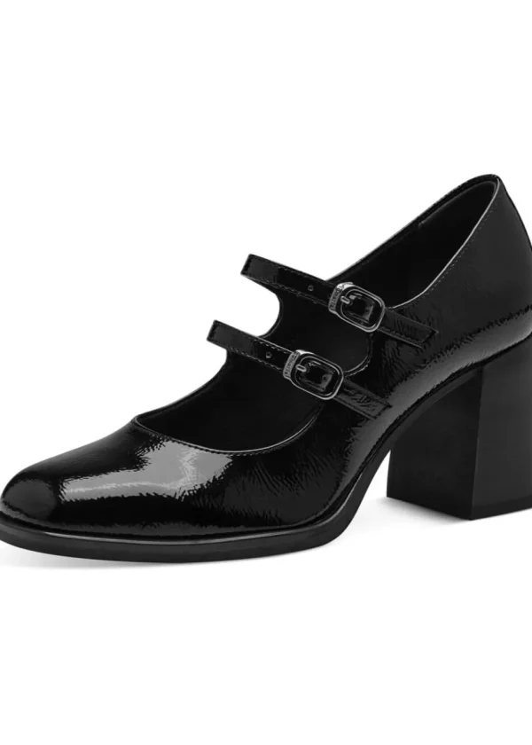 Tamaris Connie Patent 60's Pumps Black