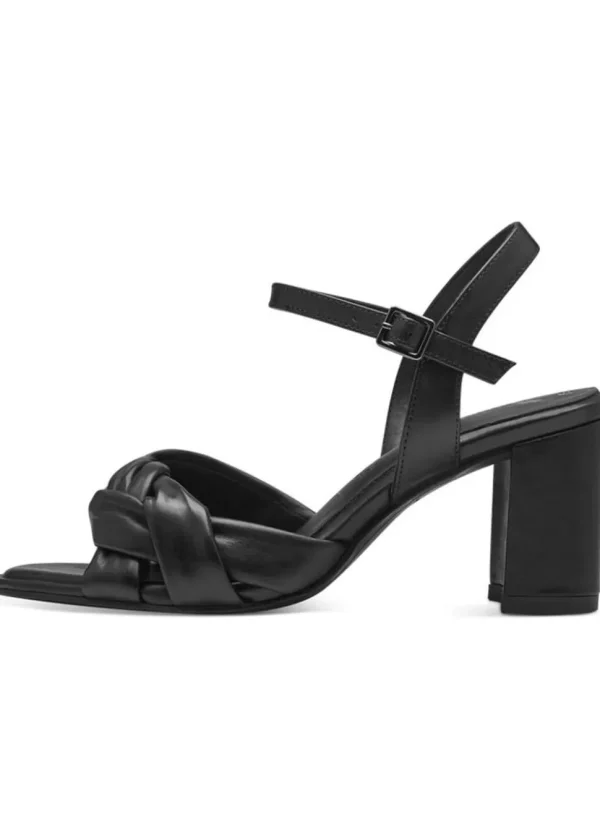 Tamaris Donna Leather Sandals 70's Pumps Black