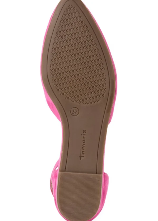 Tamaris Dorine Leather 50's Sandal Pink