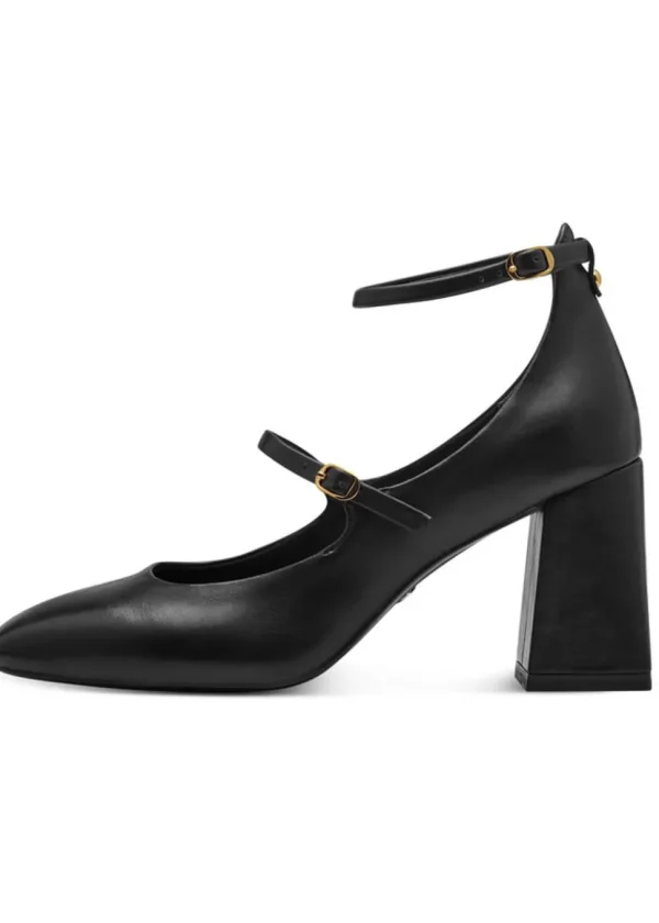Tamaris Estella Matt Vegan 60's Pumps Black