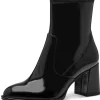 Tamaris Fiona Patent Boots Black