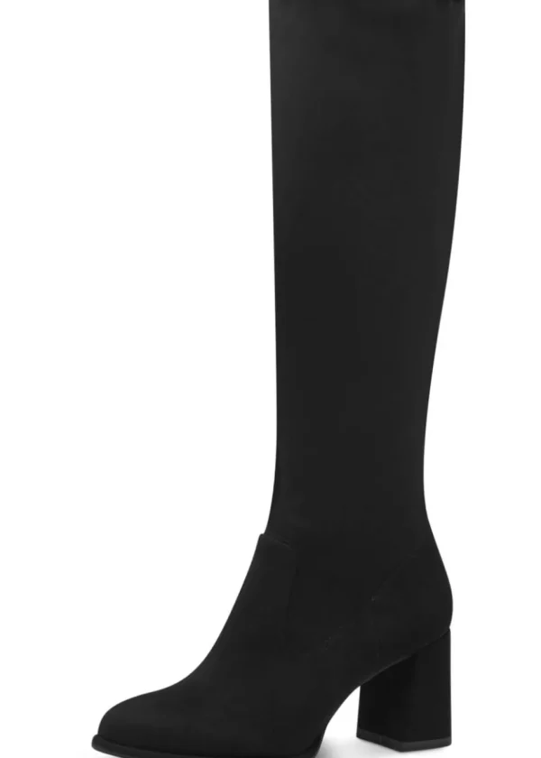Tamaris Holly Vegan Faux-Suede Boots Black