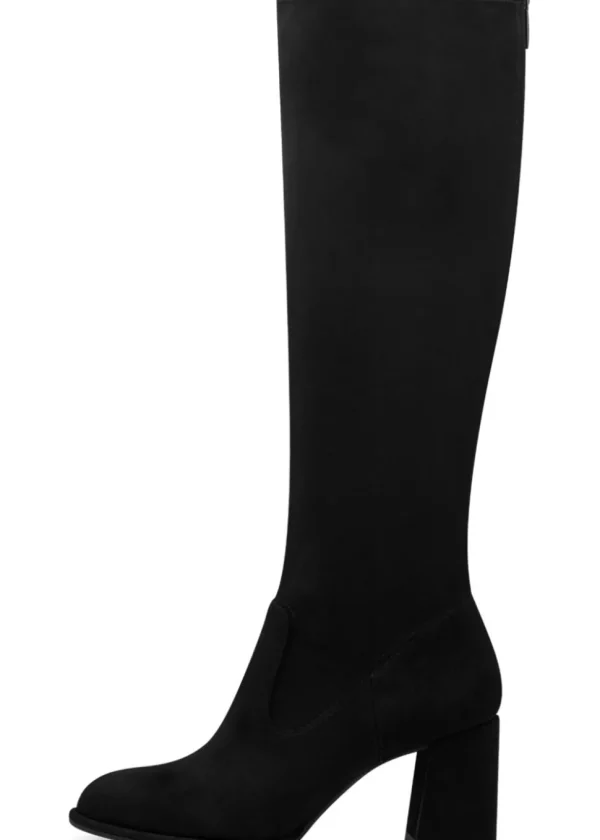 Tamaris Holly Vegan Faux-Suede Boots Black