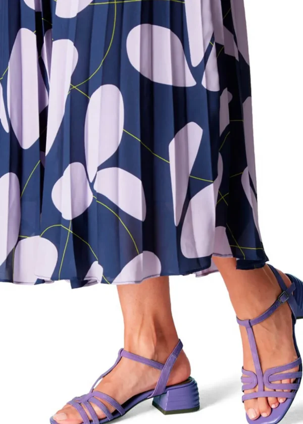 Tamaris Jane Leather 60's Sandals Pumps Light Purple