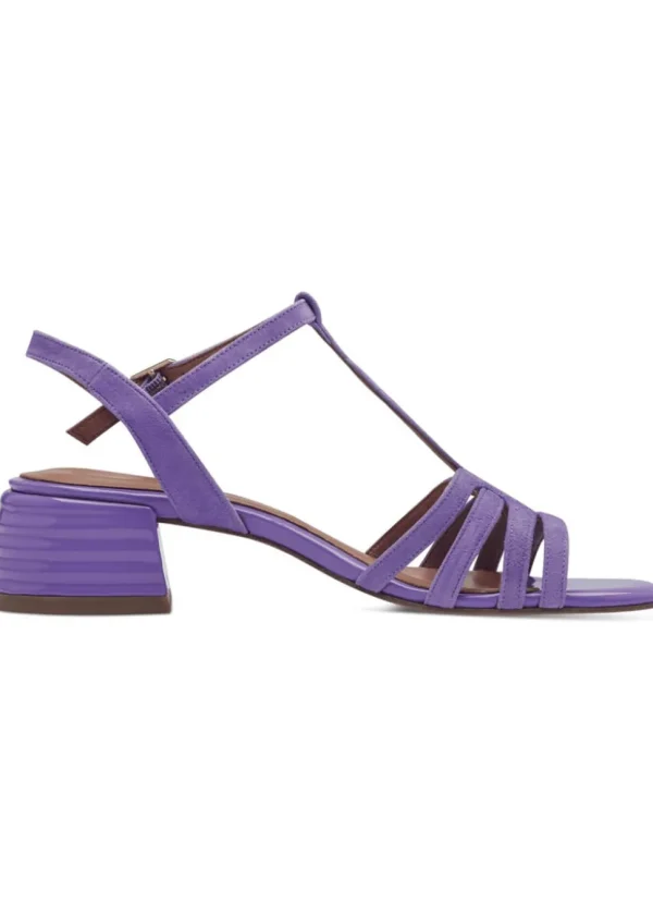 Tamaris Jane Leather 60's Sandals Pumps Light Purple