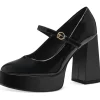 Tamaris Joy Patent Vegan 50's Pumps Black