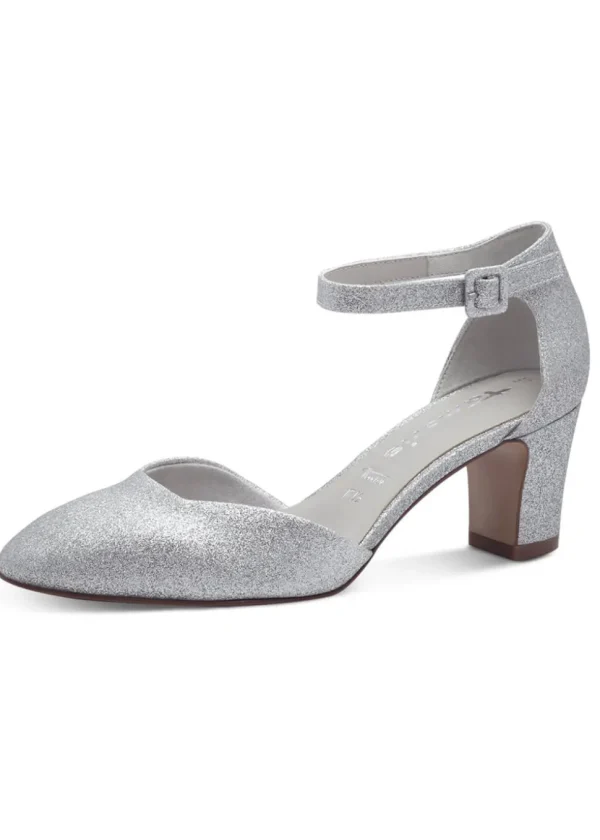 Tamaris Judy Glam Vegan 50's Pumps Zilver