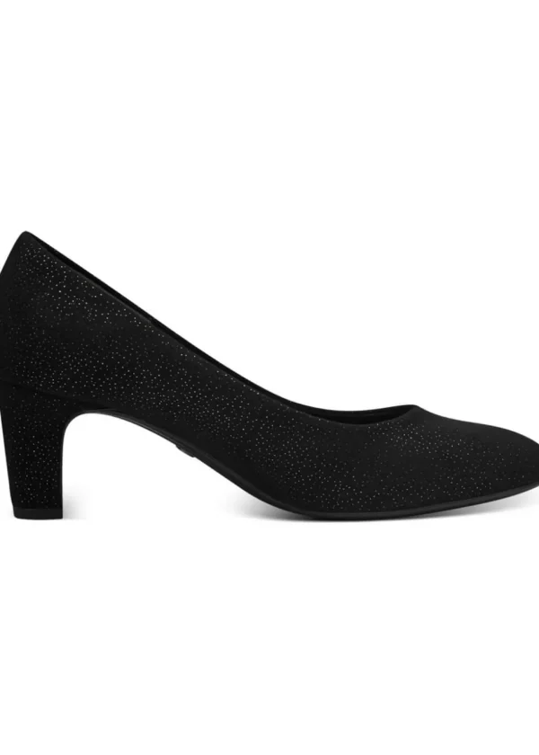 Tamaris Lucy Structure Sprakle 50's Pumps Black