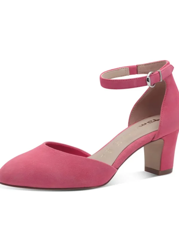 Tamaris May Candy Leather 50's Pumps Pink