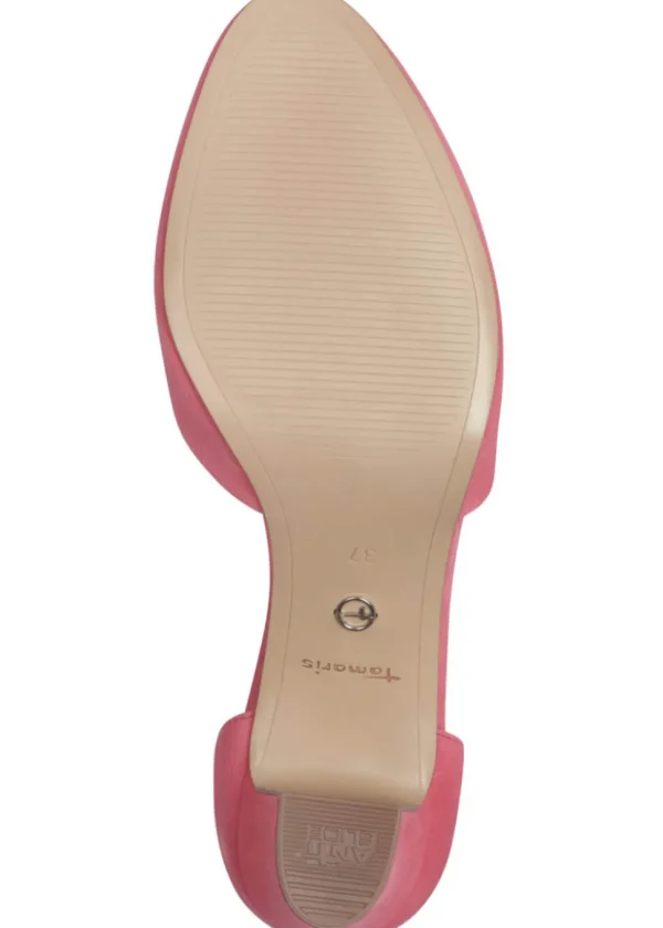 Tamaris May Candy Leather 50's Pumps Pink
