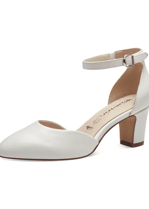 Tamaris May Leren 50's Pumps White