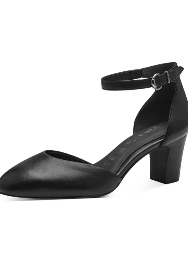 Tamaris May Leren 50's Pumps Black