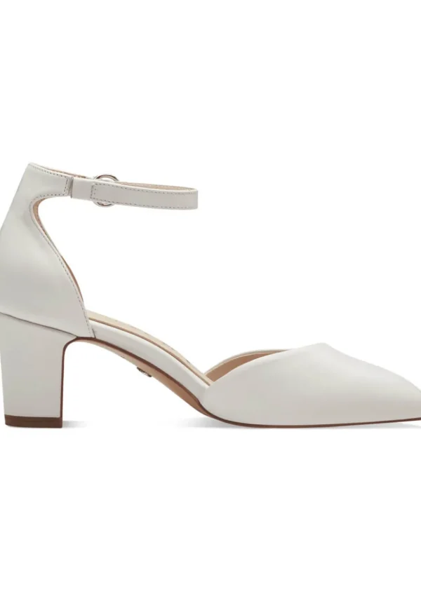 Tamaris May Leren 50's Pumps White