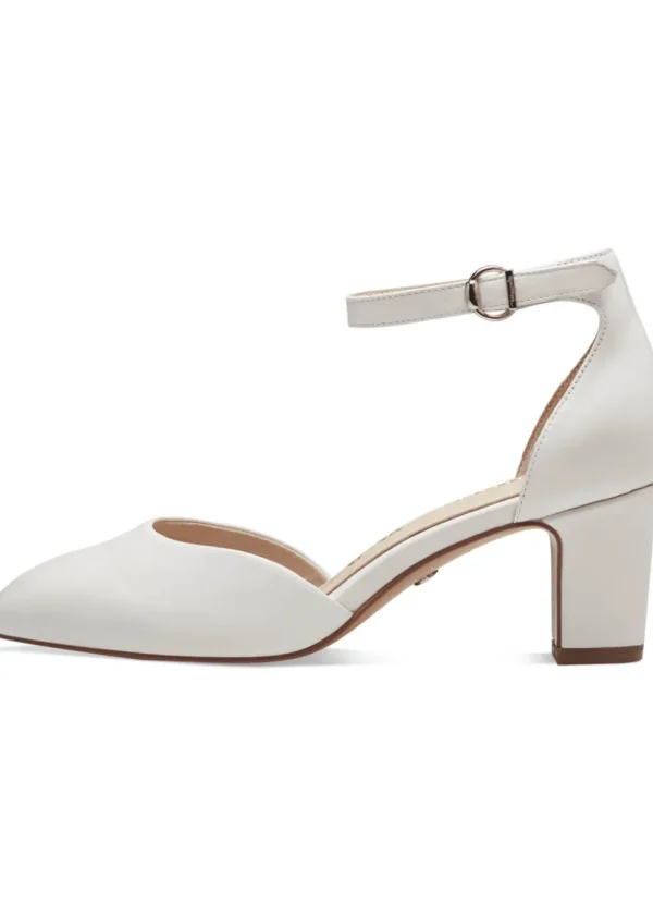 Tamaris May Leren 50's Pumps White