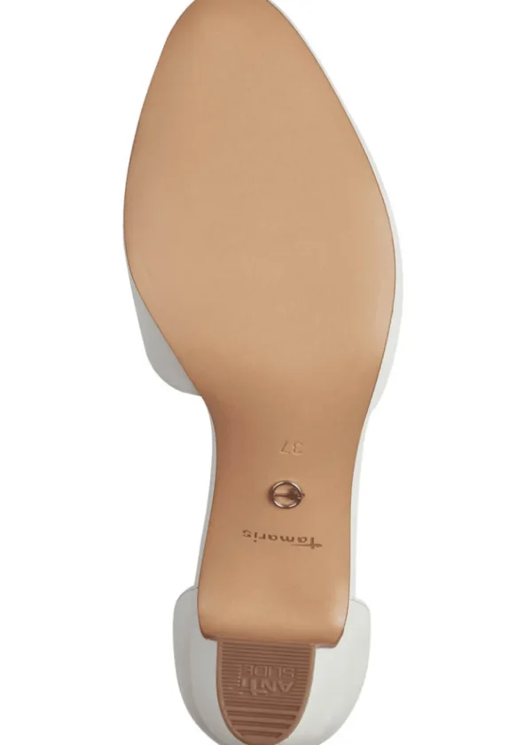 Tamaris May Leren 50's Pumps White