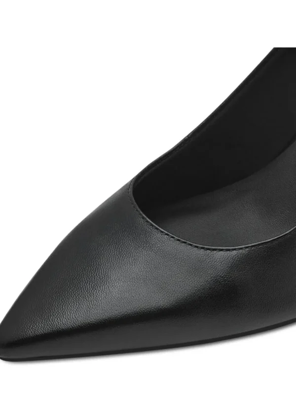 Tamaris Miranda Leather 60's Slingback Pumps Black