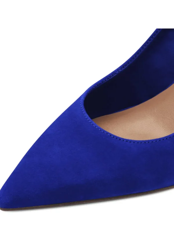Tamaris Miranda Leather Slingback Pumps Royal Blue