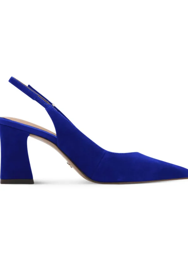 Tamaris Miranda Leather Slingback Pumps Royal Blue