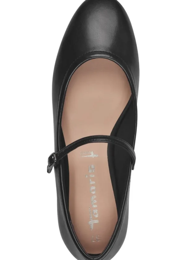 Tamaris Nadia Vegan Ballerina's Black
