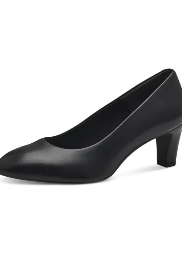 Tamaris Ruby Matt Leather 50's Pumps Black
