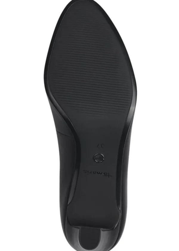 Tamaris Ruby Matt Leather 50's Pumps Black