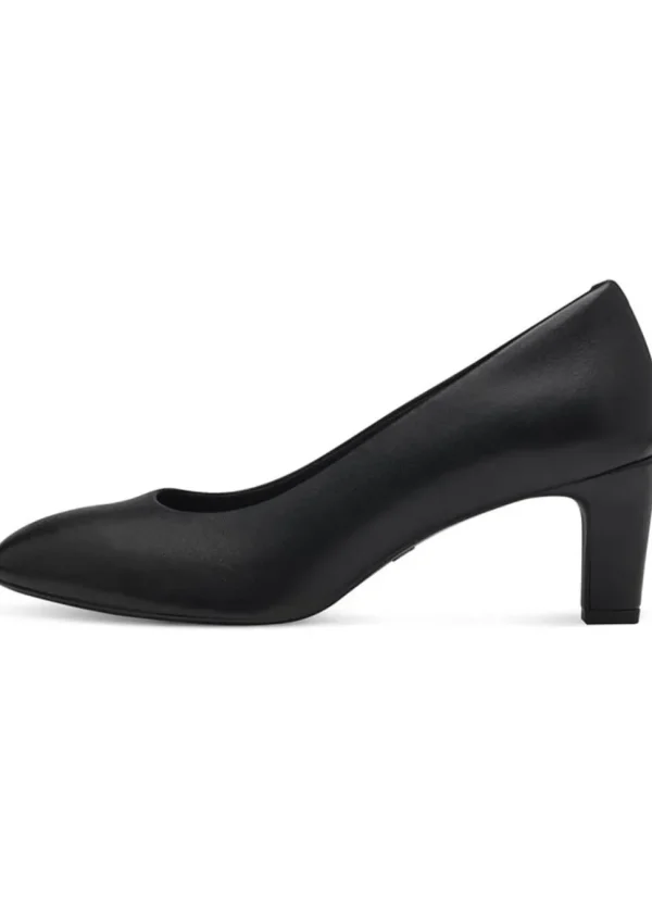 Tamaris Ruby Matt Leather 50's Pumps Black