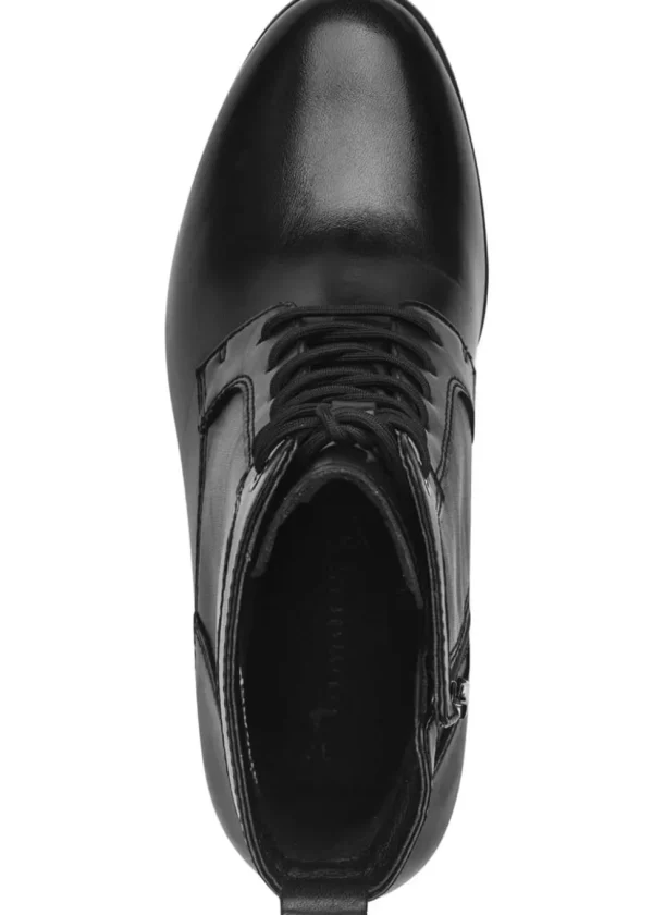 Tamaris Ruth 60's Leather Boots Black