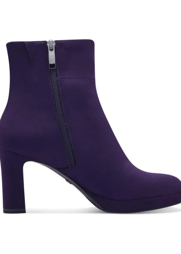 Tamaris Stella Vegan Booties Purple