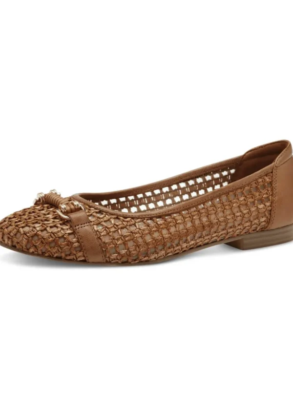Tamaris Winona Ballerina's Cognac Brown