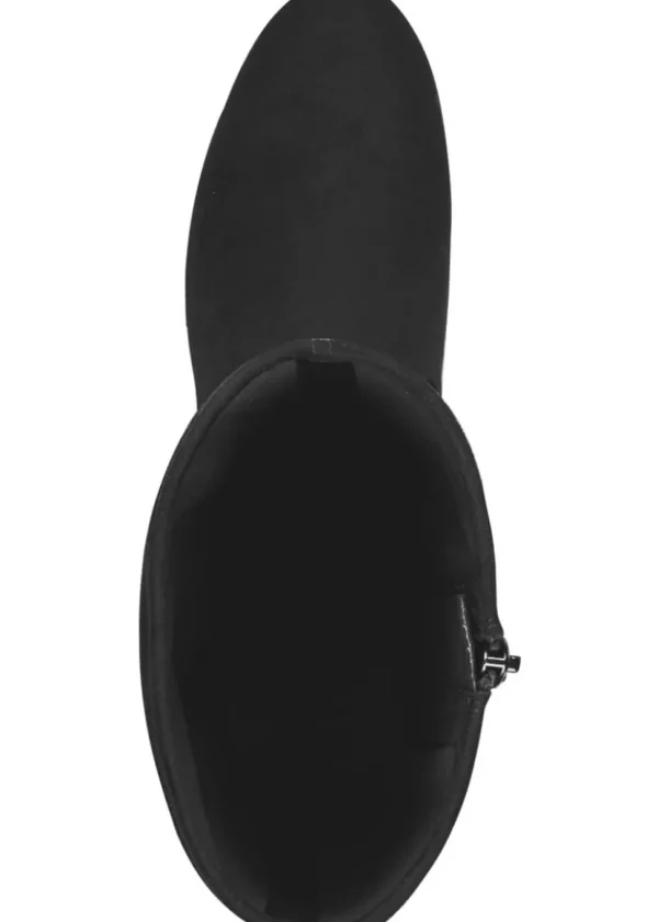 Tamaris Zola Faux Suede Boots Black