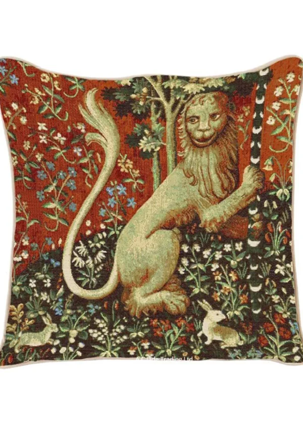 Tapestry Bags Lady and the Unicorn Lion Cushion Cover
