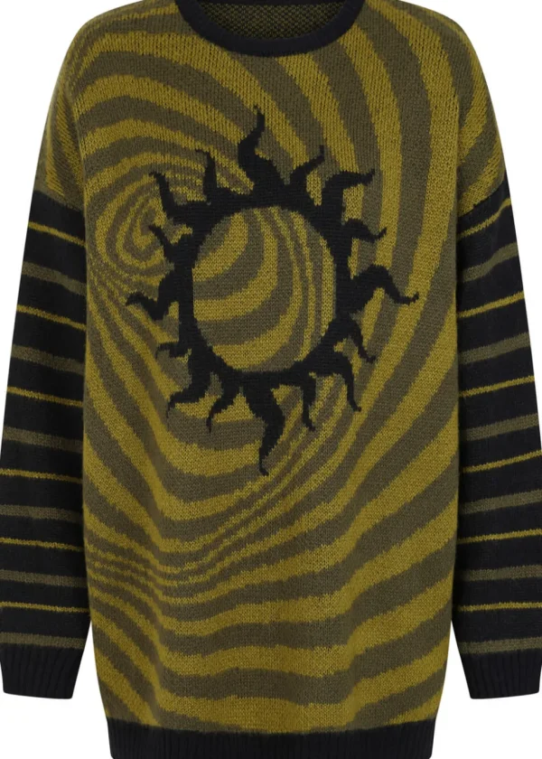 Third Identity Sun Vortex Sweater Olive