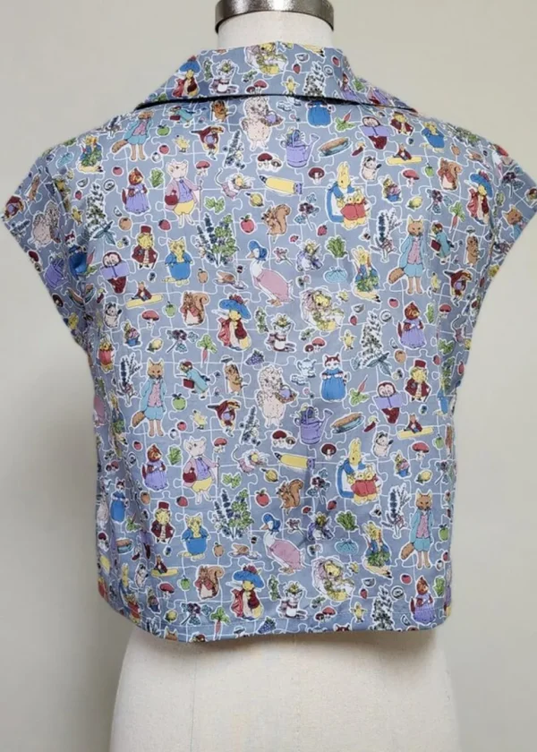 Tulip B Peter Rabbit And Friends 40's Blouse Blue